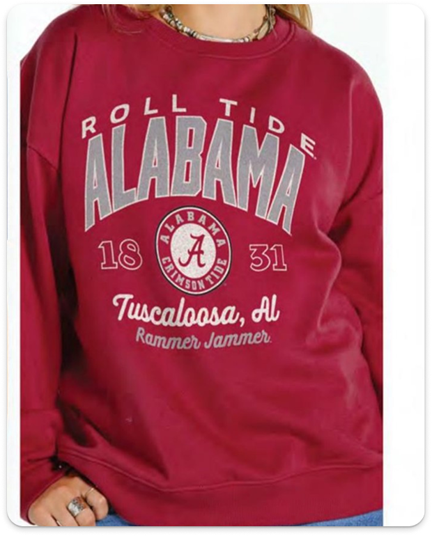 Casual wear sweater for university branding, in maroon