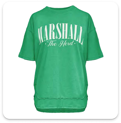 Fully custom t-shirt blank - full range of colors